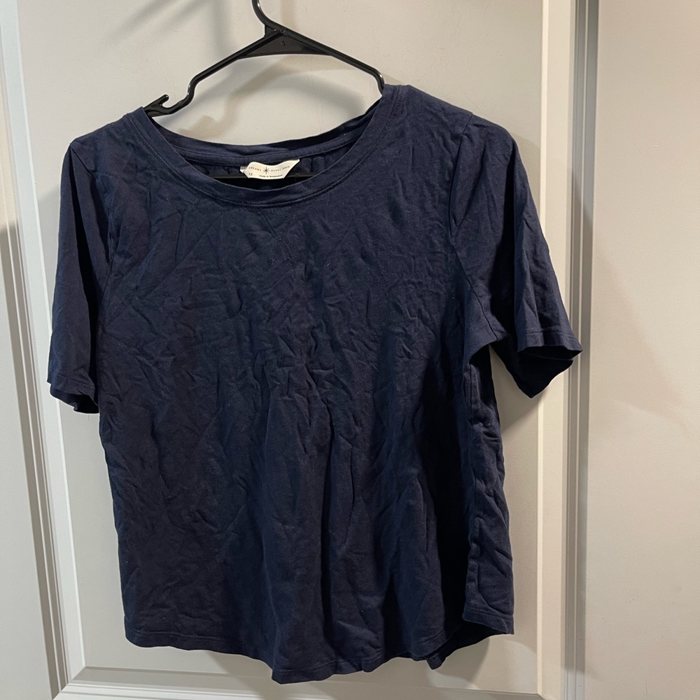 Day Dream Duvet Days Navy Blue T-Shirt Size 12